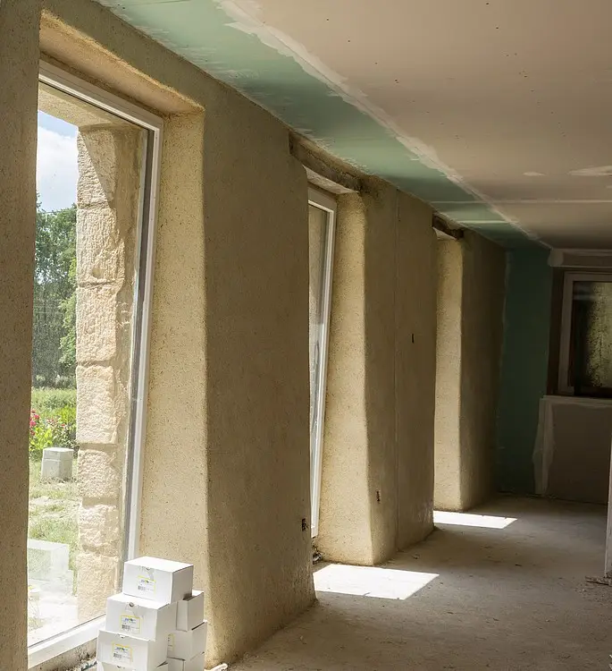 Enduits chaux et chanvre, CEM Concept, Malansac, Redon, Vannes, Morbihan, 56